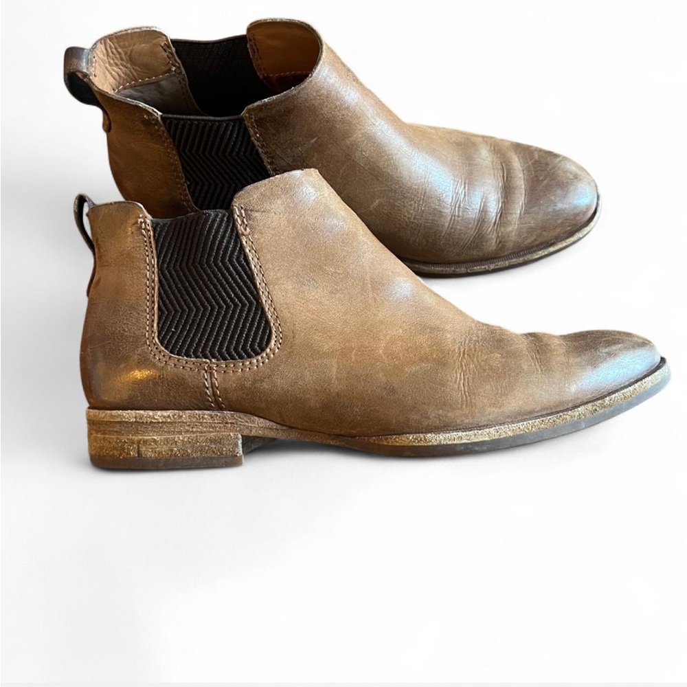 Kork-Ease Kit Chelsea Brown Leather Slip-on Ankle Boot Bootie 7.5